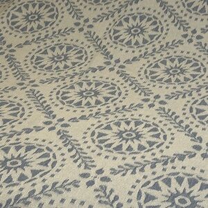 Gray and Cream Patterned Fabric